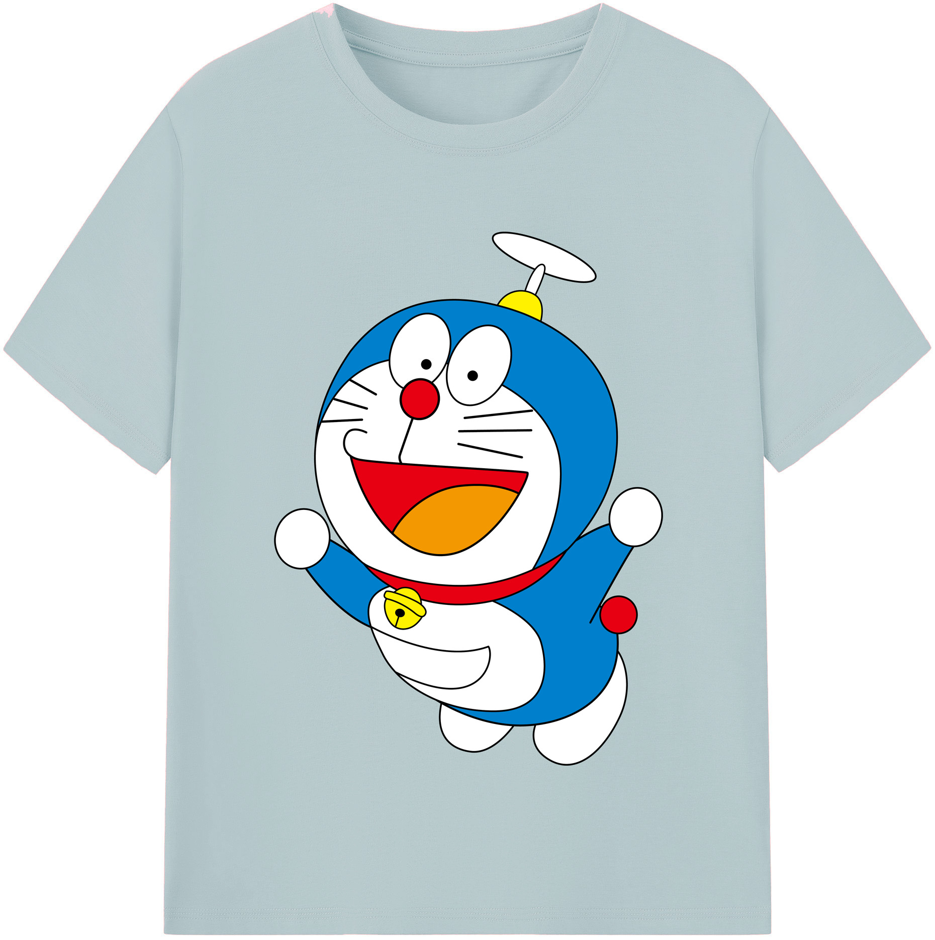 （画像用） ドラえもん Doraemon 綿100％半袖Tシャツ（フロントプリント）